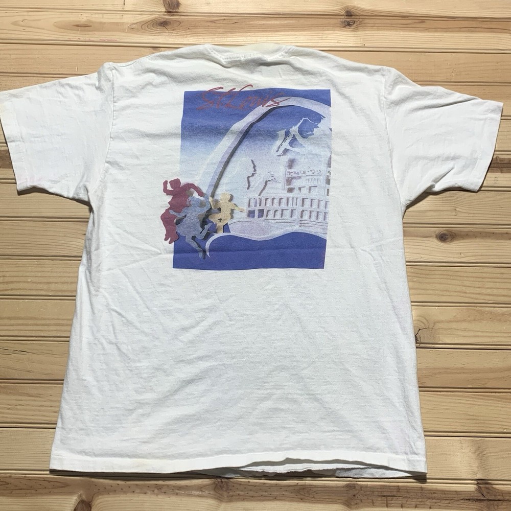 Vintage 1994 ANC St. Louis Arch Jazz Music Shirt Size Large 90s