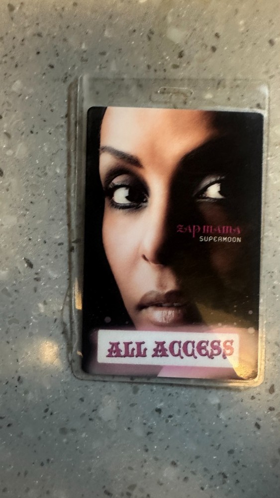 road crew issued ZAP MAMA all access pass