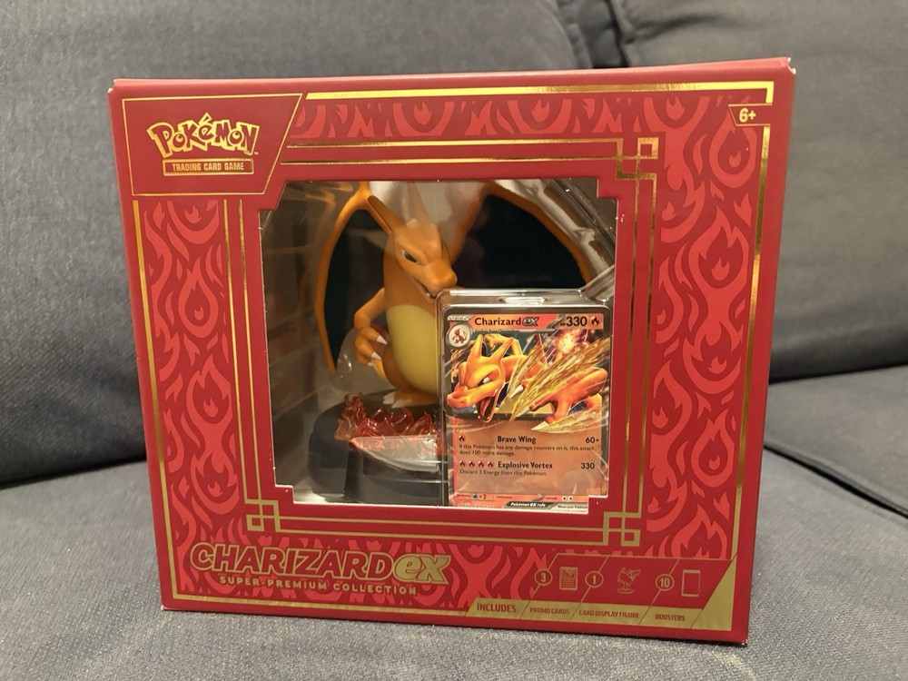 NEW & SEALED Pokémon TCG - Charizard ex Super Premium Collection Figure Box