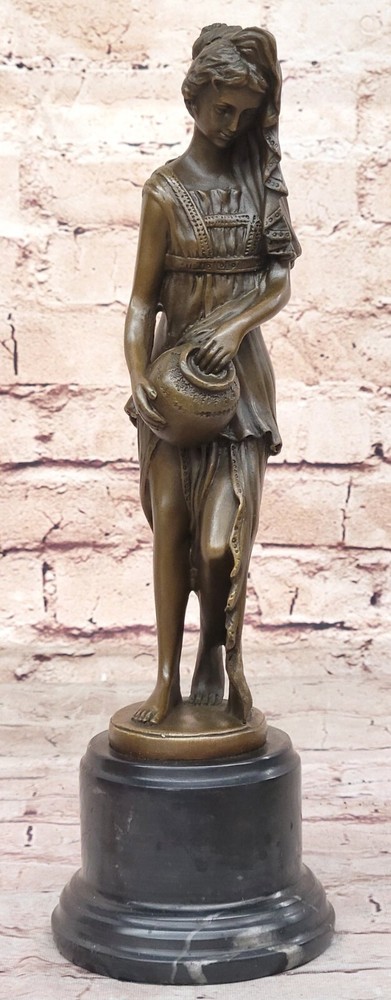 Miguel Lopez Liberated Maiden Hot Cast Bronze Sculpture Figurine Art