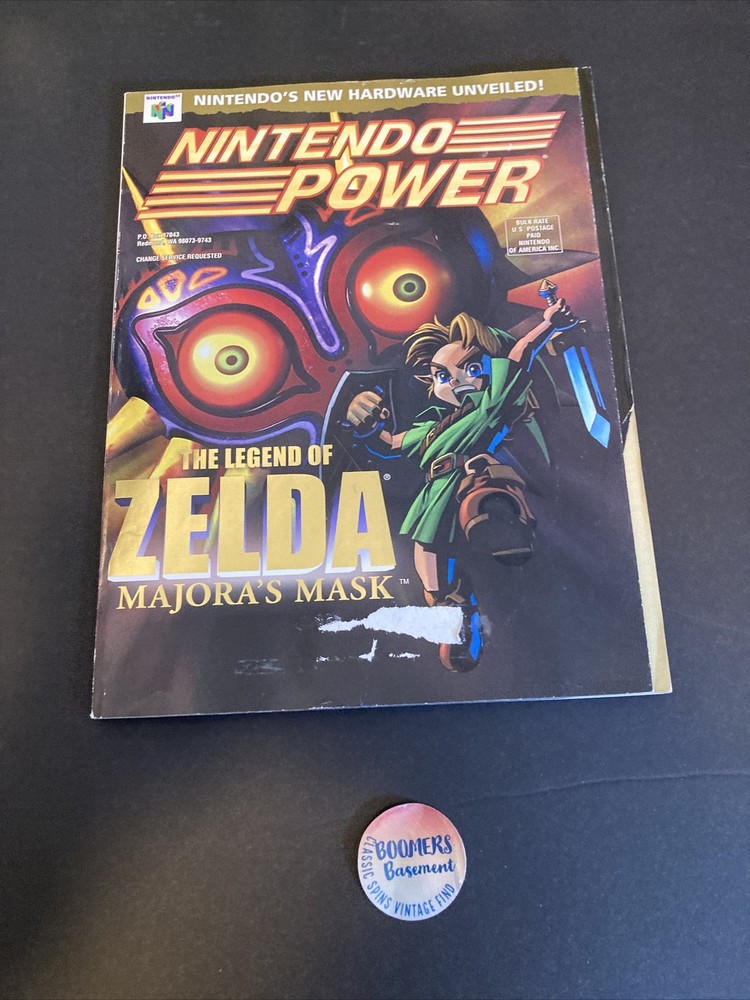 nintendo power magazine legend of zelda Pokémon Insert Volume 137 October 2000