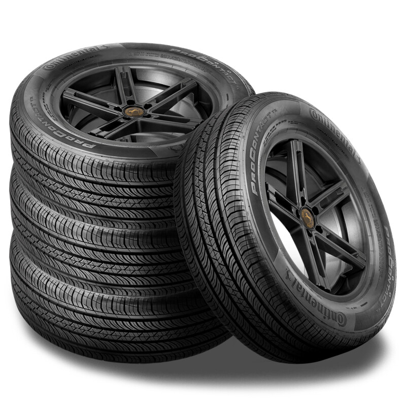 4 Continental ProContact TX 215/50R17 91H All Season 55K Mi Warranty 500AA
