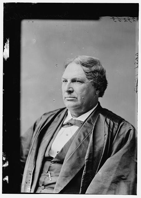 Photo:Judge Miller,judicial officers,officials,portrait photograph,1870