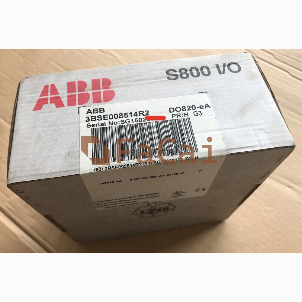 1PCS abb DO820-eA 3BSE008514R2 S800 I/O module New