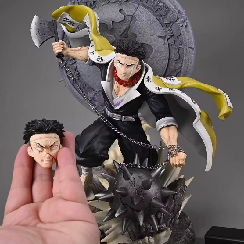 Anime Demon Slayer Himejima Gyomei 41cm PVC GK Figure Model Statue Figurine Toy