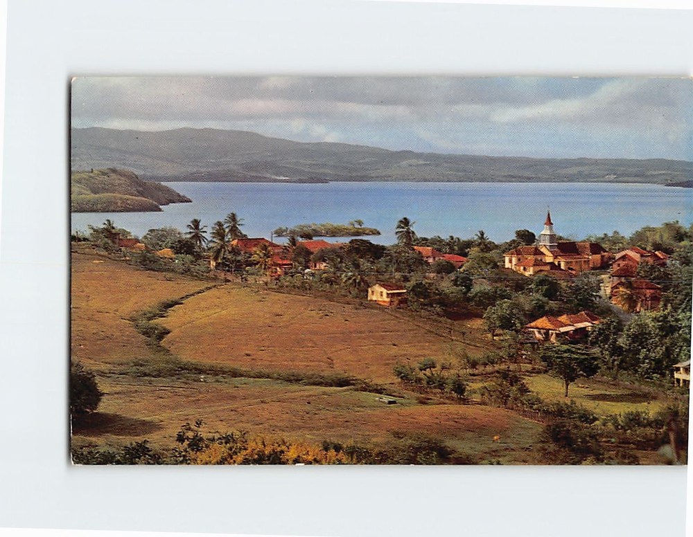 Postcard Village of Trois-Îlets in Martinique France