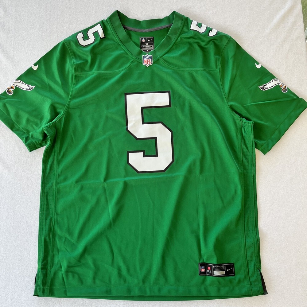 Nike Philadelphia Eagles Men's XL Engineered Alternative Jersey NFL Hurts 5 NWOT