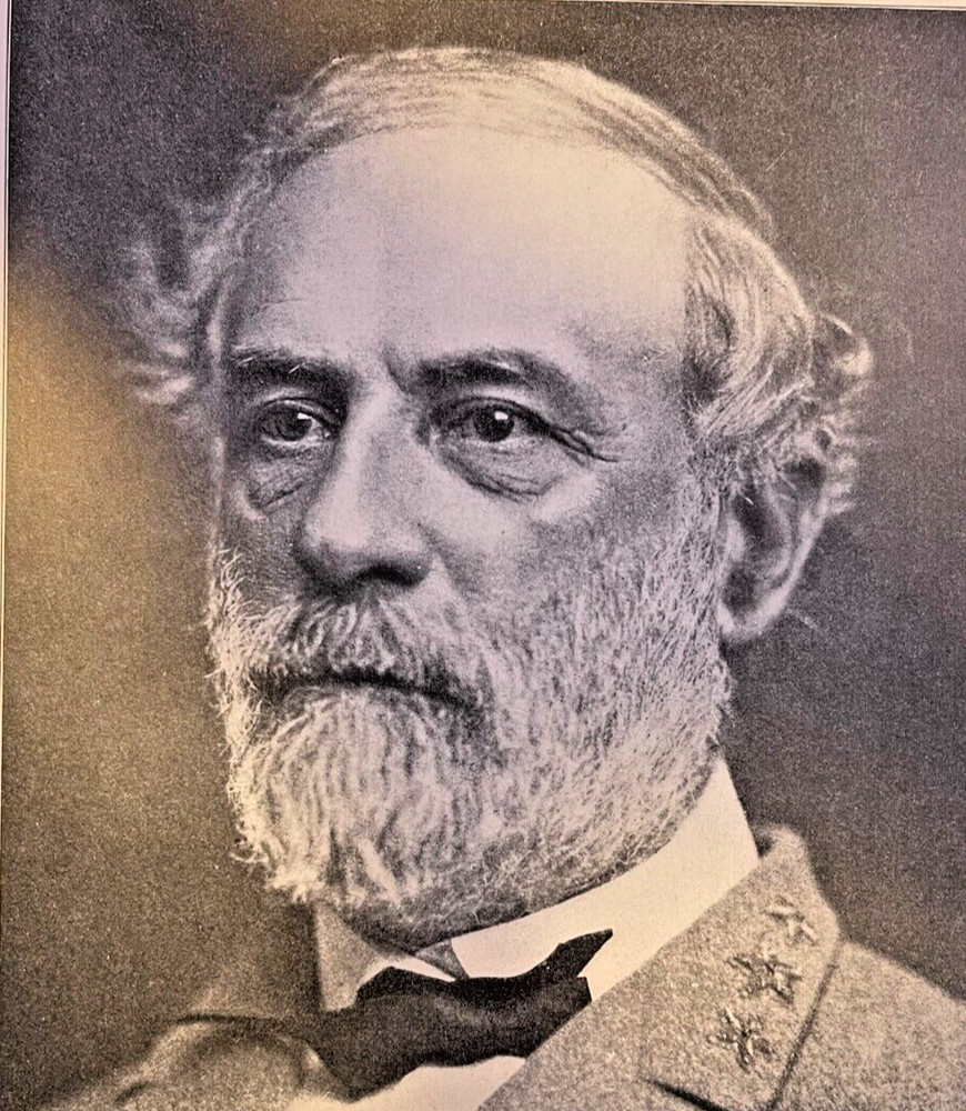 1912 Vintage Illustration Head Shot of General Robert E Lee
