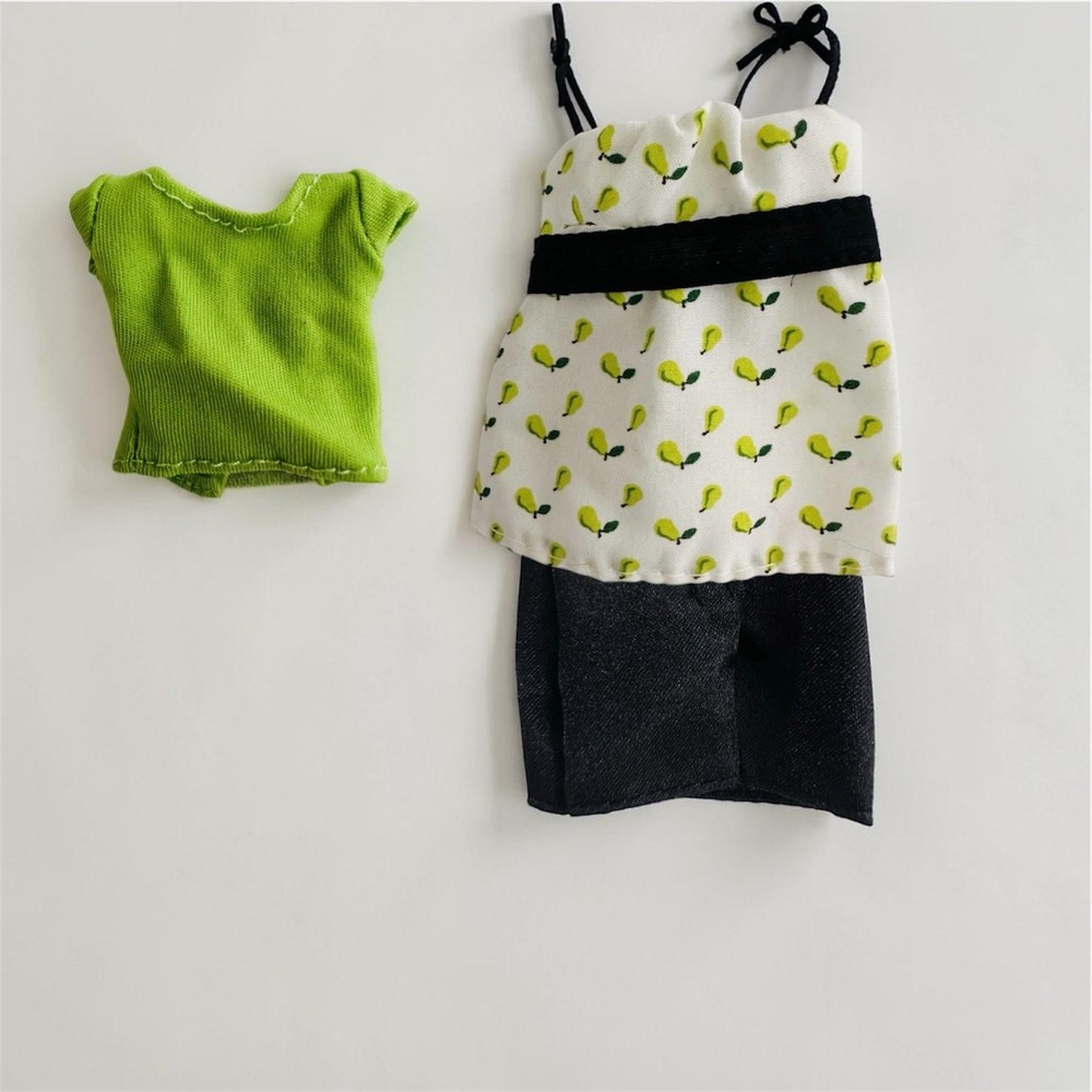 Top Model Hair Wear Summer Barbie Doll Outfit Only 2007