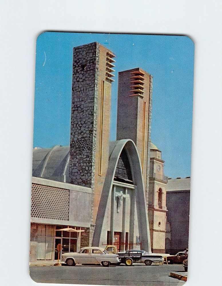 Postcard Parish Temple Reynosa Tamaulipas Mexico
