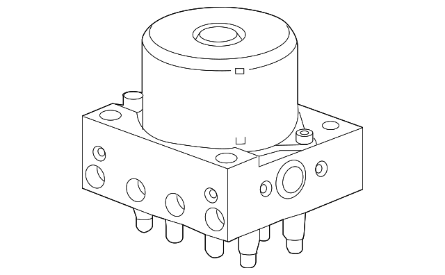 GM ABS Modulator Valve for LS AWD with Front Disc Rear Drum 4-Wheel ABS-image