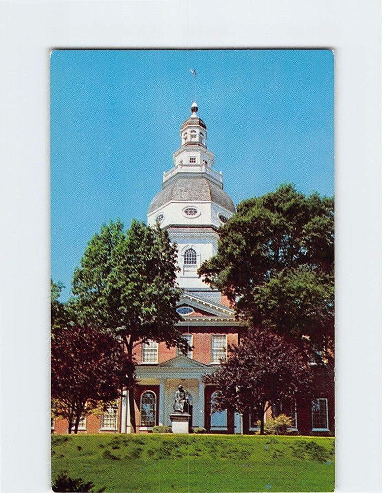 Postcard Maryland State Capitol Annapolis Maryland USA
