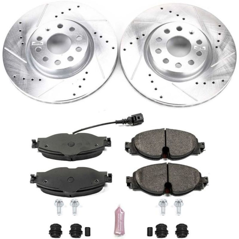 Power Stop Fits 15-18 Audi A3 Front Z23 Evolution Sport Brake Kit