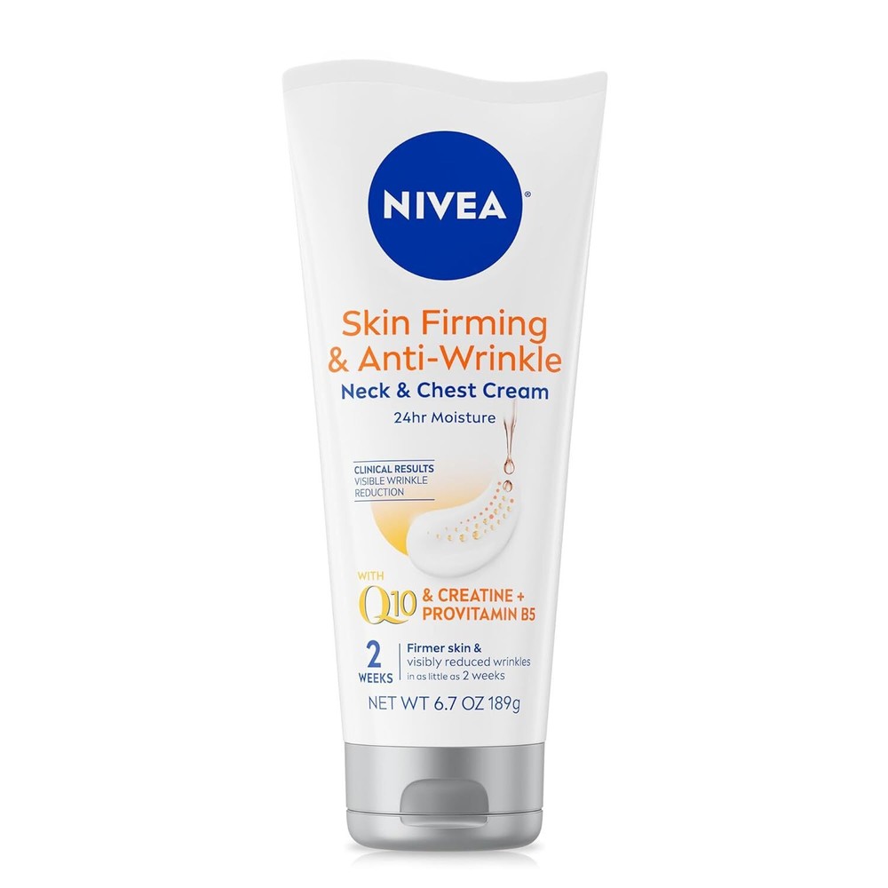 NIVEA Skin Firming Anti-Wrinkle Neck & Chest Cream with Q10 & Creatine