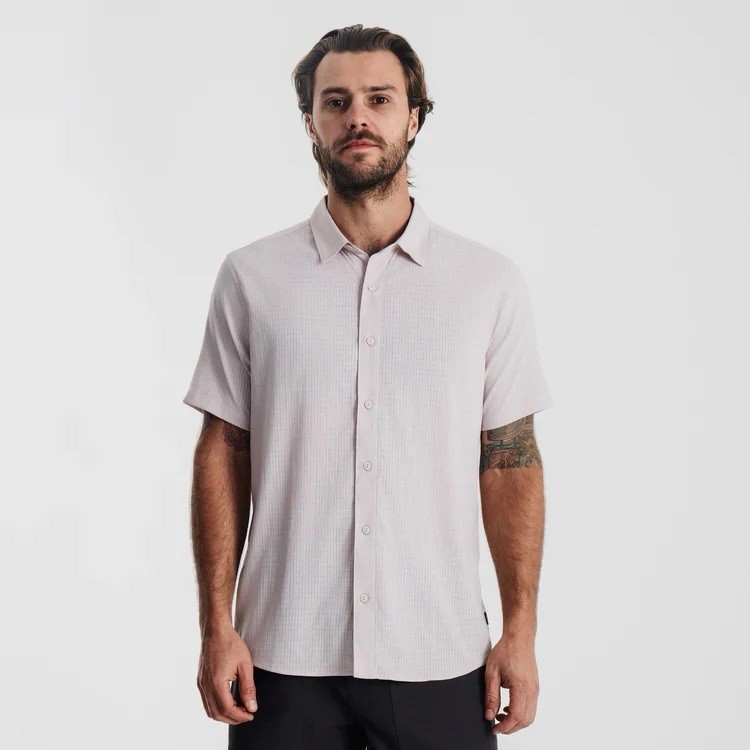 Roark Bless Up Shirt - Size: M, Color: Dusty Lilac