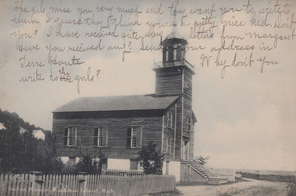 Mackinac Island MI Michigan ~  Indian Mission 1909