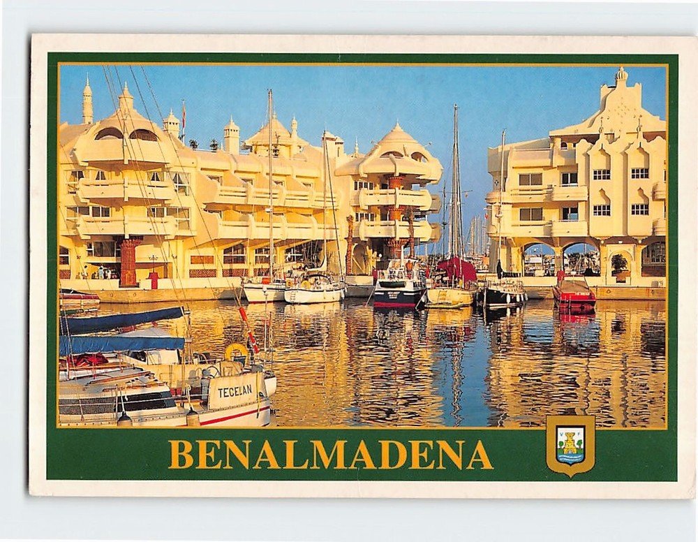Postcard Sunset at the Marina Benalmadena Spain