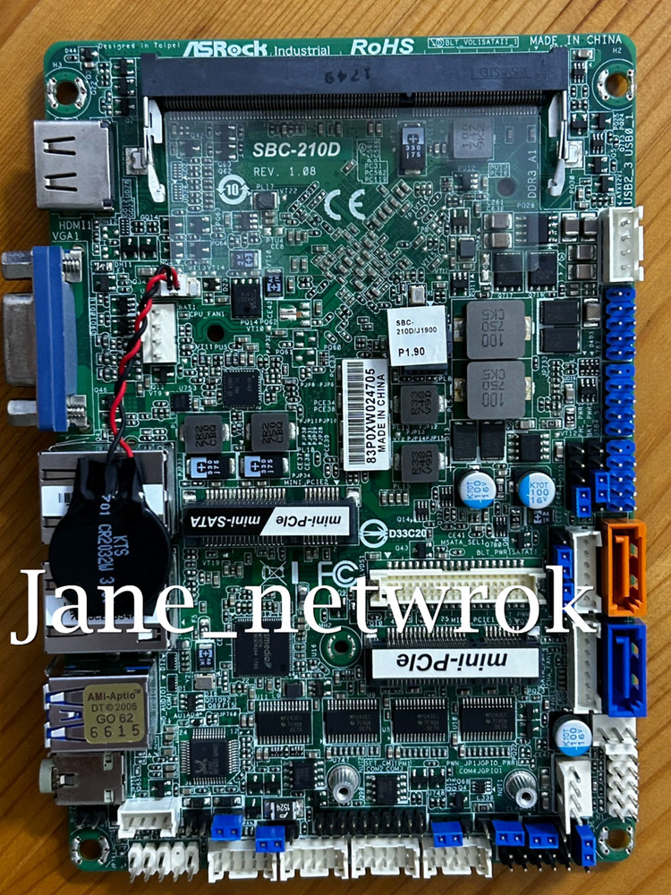 1PC USED SBC-210D Industrial motherboard via DHL or Fedex fast shipping