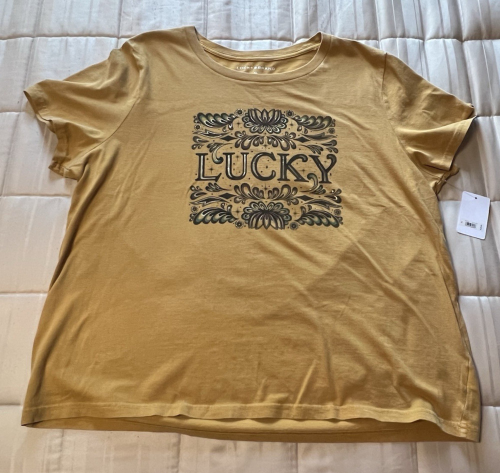 Lucky Brand Womens T Shirt Size XL New With Tags