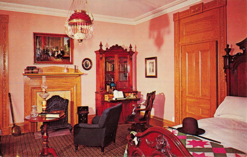Brigham Young's Room, Beehive House - Salt Lake City Utah UT Postcard