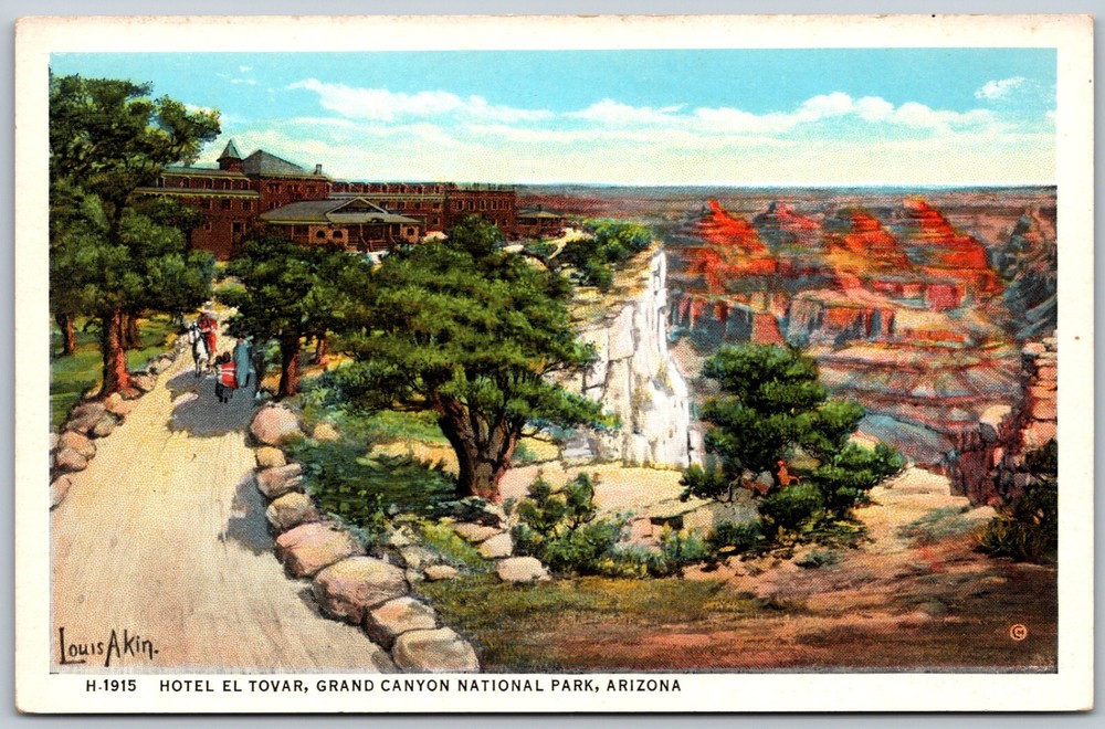 Hotel El Tovar Grand Canyon National Park Arizona VINTAGE Postcard