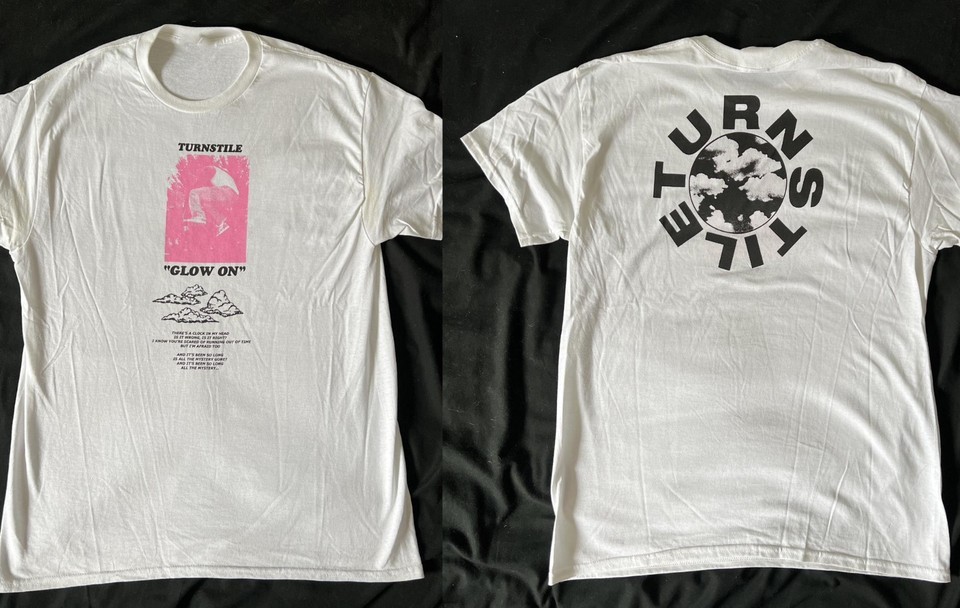 Collection Turnstile Glow On Tour Band Cotton Gift For Fans to 5XL T-shirt