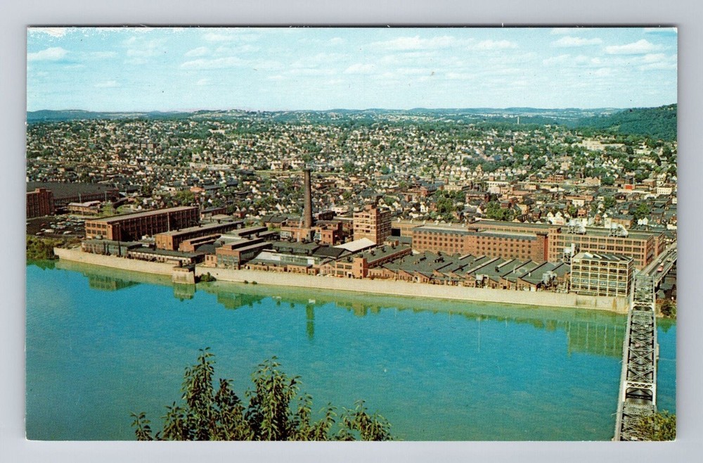 New Kensington PA-Pennsylvania, Aluminum Co of America, Antique Vintage Postcard