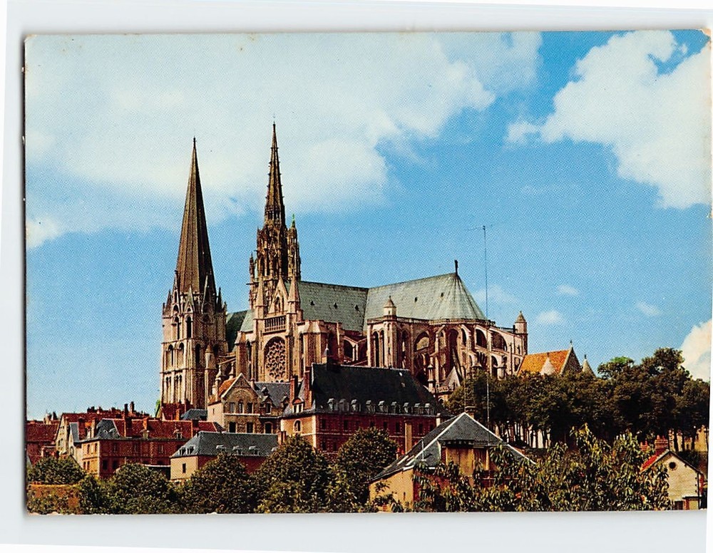 Postcard Our Lady of Chartres Cathedral France