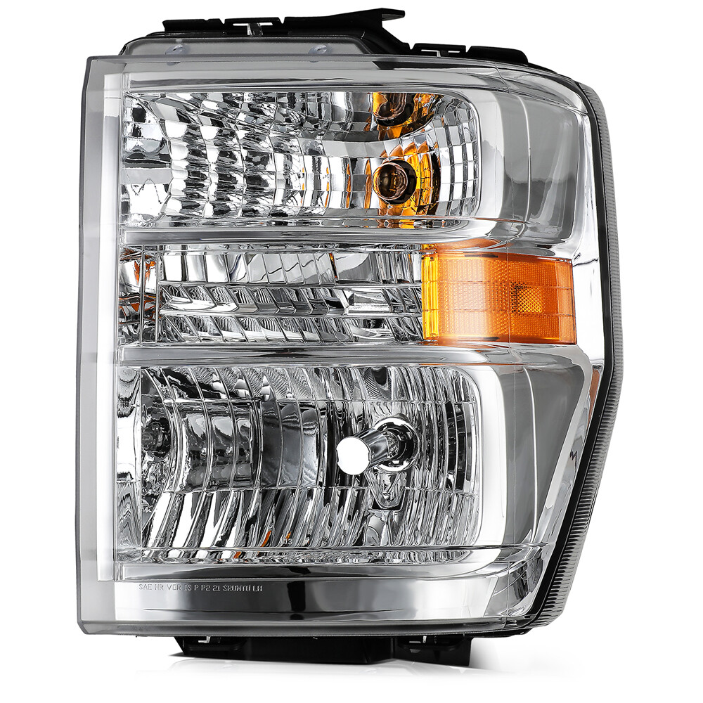 Left Side Chrome Headlight For 2008-2021 Ford E150-E450 F650 F750 Truck Aero