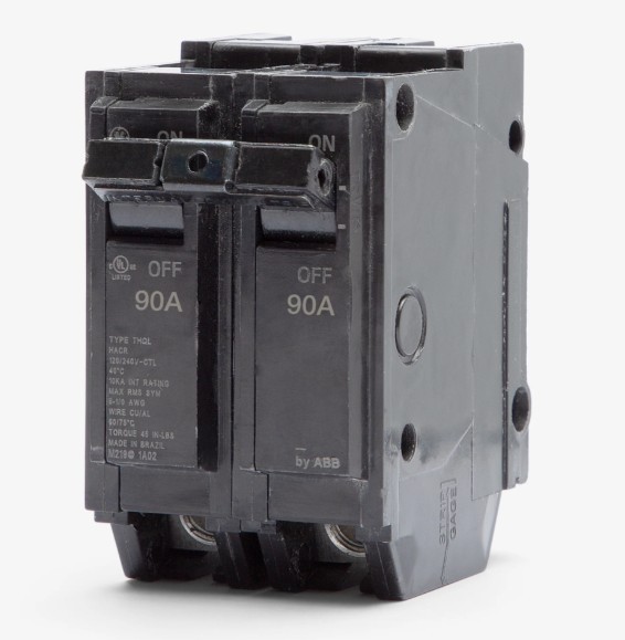 New Circuit Breaker ABB/GE THQL2190PA 90 Amp 2 Pole 120/240V Type THQL