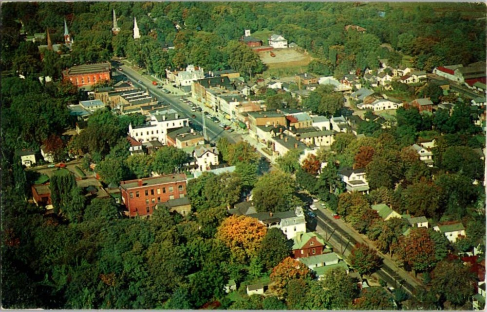 Pre-1980 AERIAL VIEW Palmyra New York NY m/14 BB8563