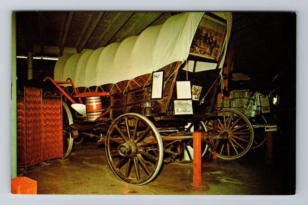 Minden NE-Nebraska, Genuine Original Conestoga Wagon, Antique, Vintage Postcard