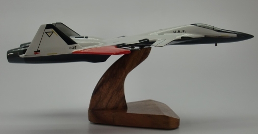 ADFX-01 Morgan Ace Combat ADFX01 Airplane Desktop Wood Model Small New-image