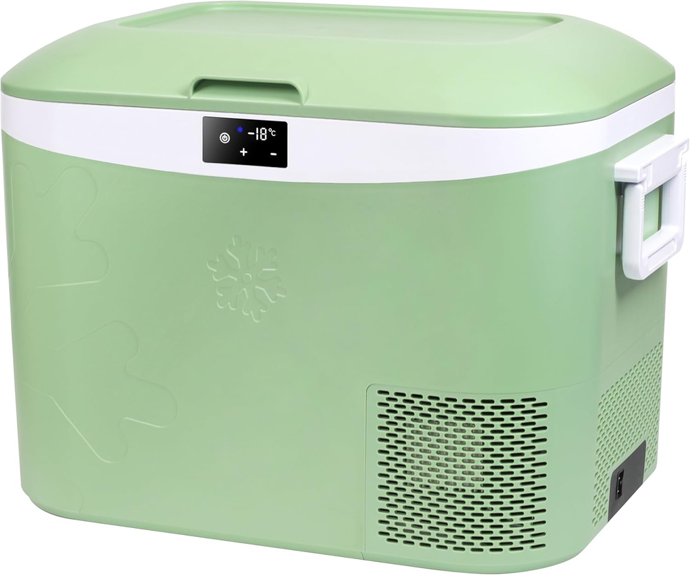Car Fridge Portable 12V Refrigerator 19 Quart (18 Liter) 12 Volt Freezer Compres