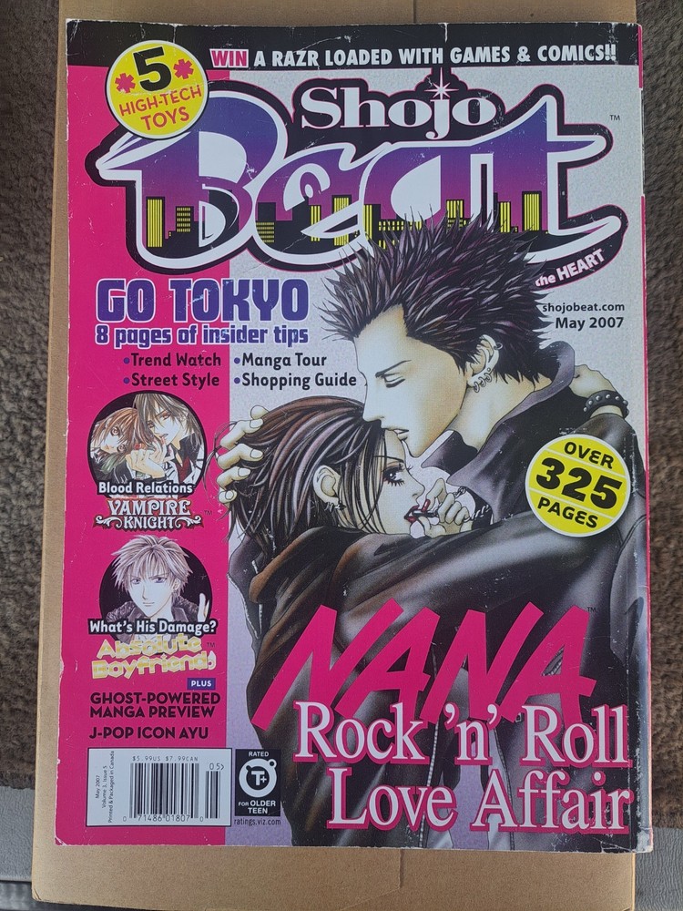 Shojo Beat Nana Rock N Roll Love Affair Comic Book May 2007 Volume 3 Issue 5
