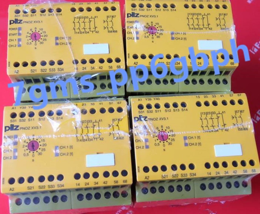 1PCS NEW IN BOX   Relay module PNOZ XV3.1 30/24VDC 3n/o 1n/c 774530 #F22