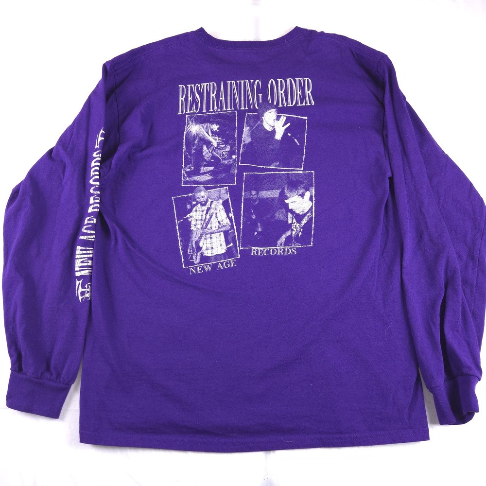 Restraining Order Hardcore Punk Band T Shirt Mindforce Sunami Nyhc Cthc Size L