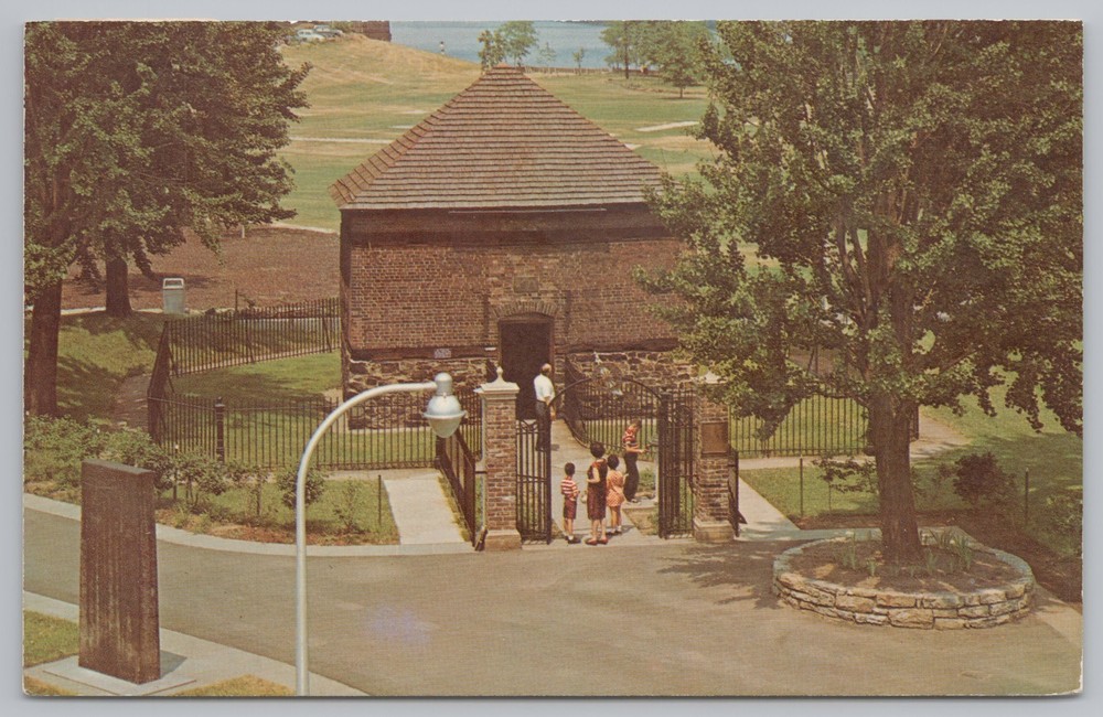 State View~Block House @ Point State Park Pittsburgh PA~Vintage Postcard
