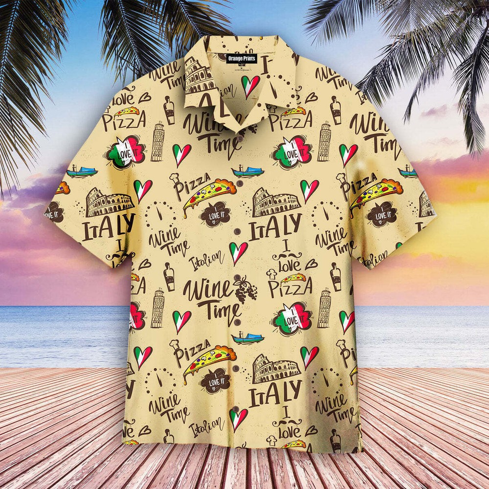 Italy Romantic 3D HAWAII SHIRT US Size All Over Print Best Price Father Day Gift