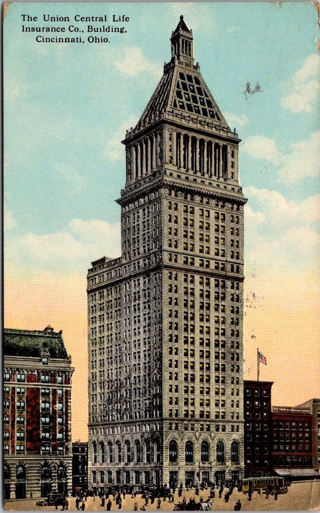 Vintage Postcard 1914 Union Central Life Insurance Company Building Cincinnati