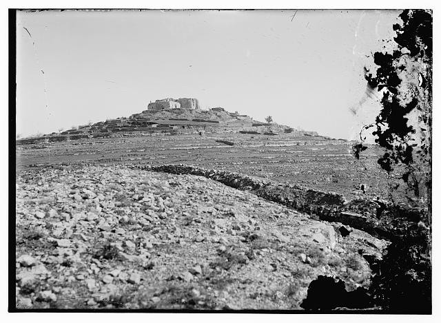War Views,Neby Samuel,Nebi Sawmil,Mizpah,Israel,Middle East,American Colony