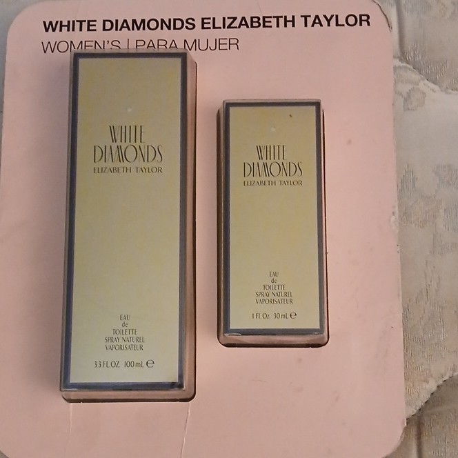 Elizabeth Taylor White Diamonds Eau de Toilette Spray Set 3.3 fl oz & 1 fl oz