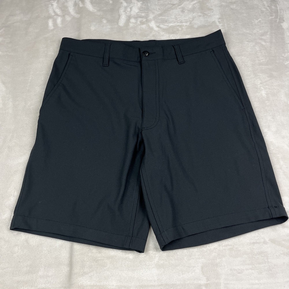 FootJoy Shorts Mens 34 Black Stretch Golf Chino 9” Inseam Performance