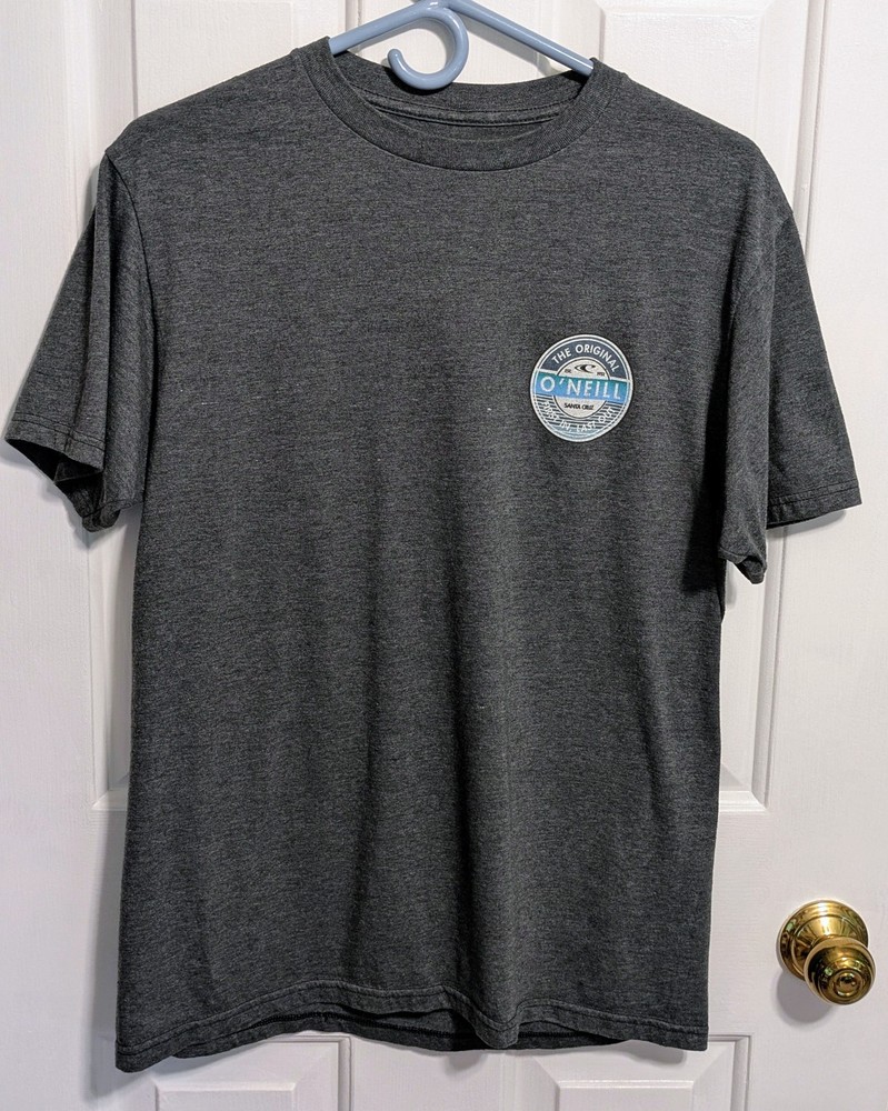 O'Neill Original Logo First In, Last Out Men's Dark Gray Medium