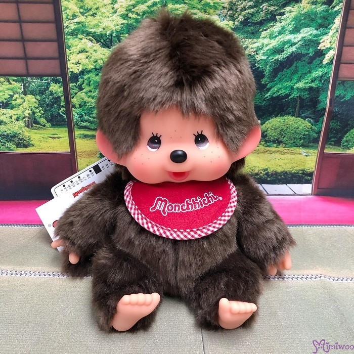 226757 Sekiguchi Monchhichi Premium M Size 21cm Sitting Boy ~ mimiwoo