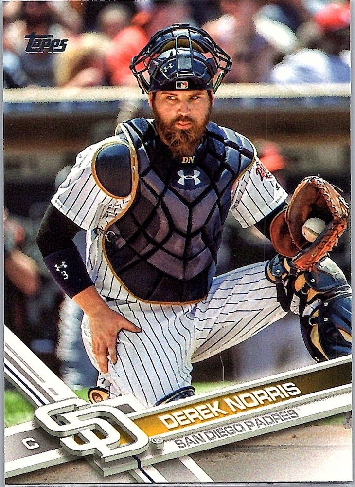 2017 Topps #92 Derek Norris San Diego Padres