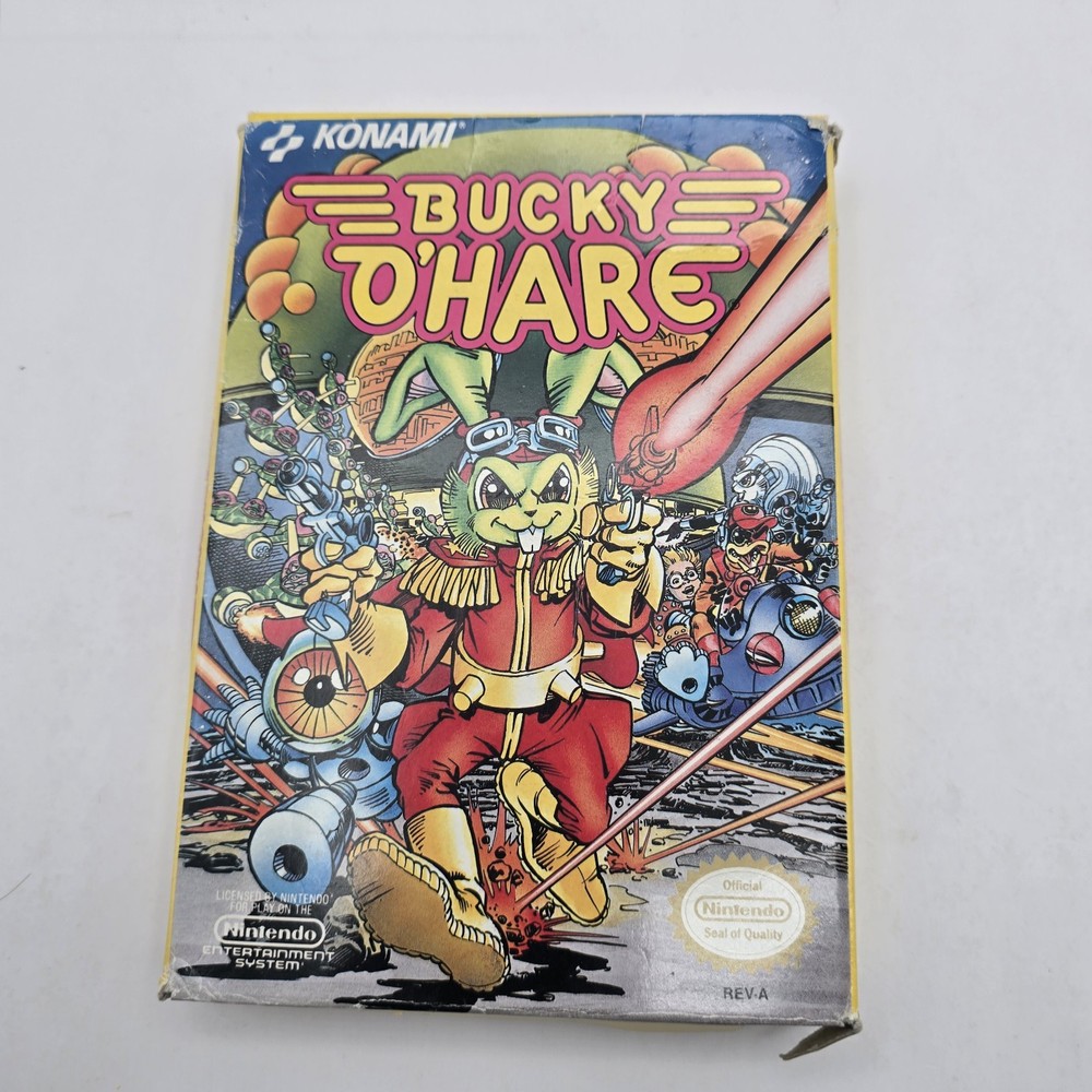 Bucky O' Hare (Nintendo NES, 1992 Konami) Authentic Game/box only