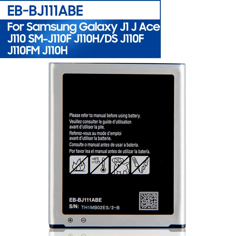 Phone Battery EB-BJ111ABE For Samsung Galaxy J1 J Ace J110 SM-J110F J110FM 4G-image