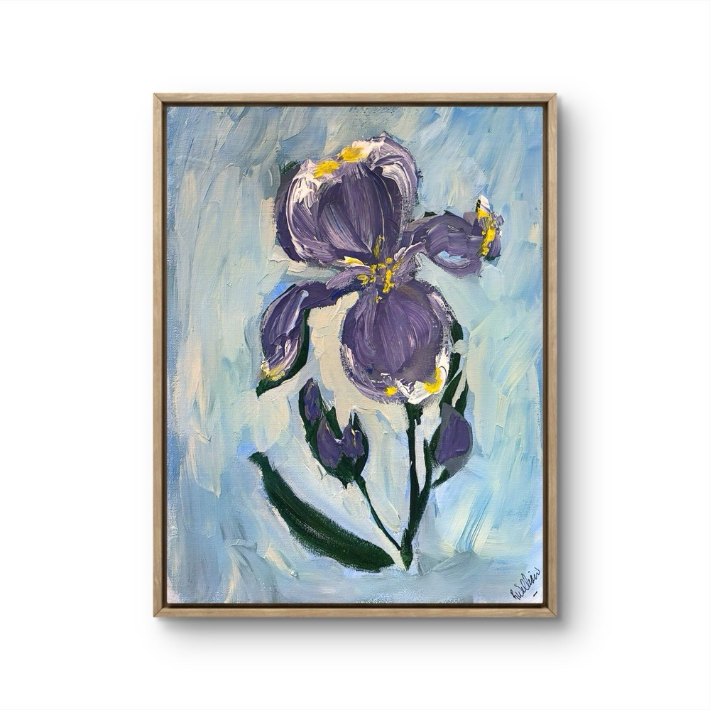 Original Signed 11x14 Expressionism Wall Art Painting Mother’s Flowers
