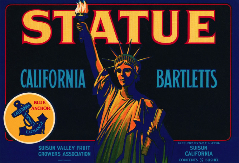 Vintage LIBERTY Statue Poster for Room Decor Design Quality 373